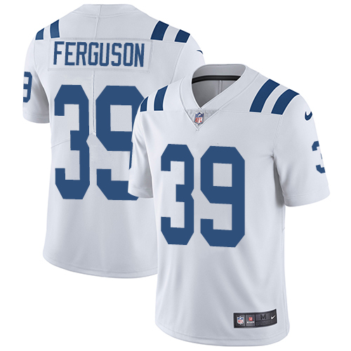 Indianapolis Colts #39 Limited Josh Ferguson White Nike NFL Road Youth Vapor Untouchable jerseys->youth nfl jersey->Youth Jersey